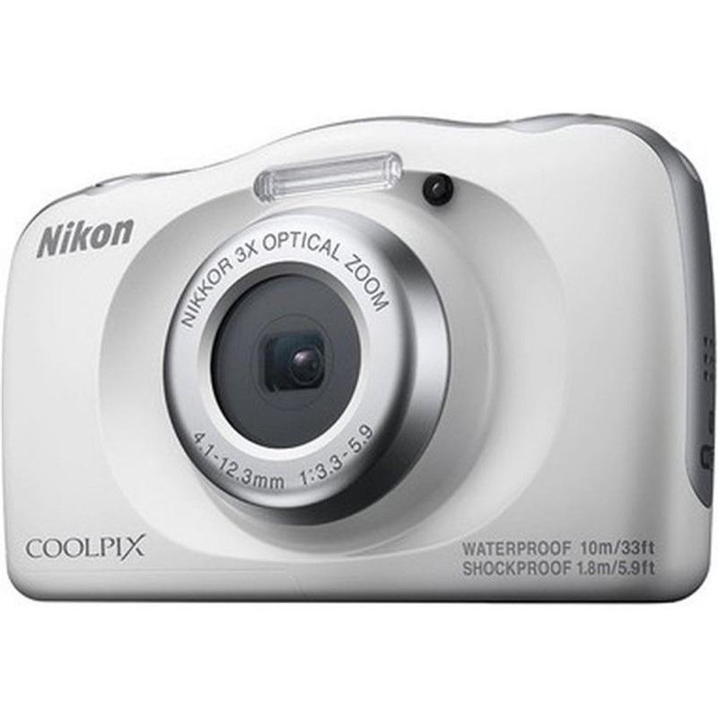 Câmera Nikon À Prova D'água Wifi Coolpix W150 Branca - Câmera Semi
